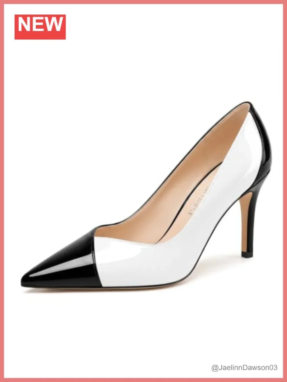 Women's Pointy Toe Stiletto Pumps, High Heels Slip-On